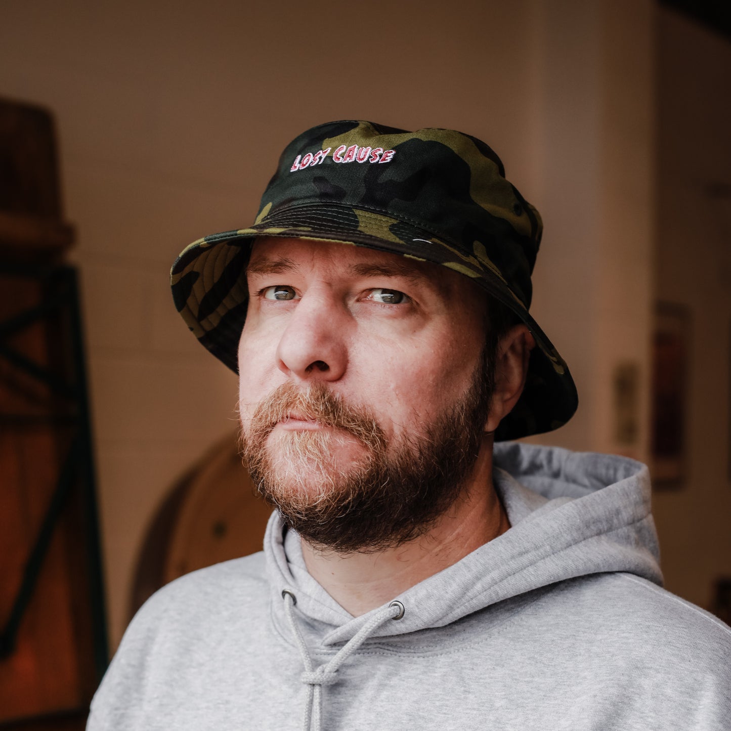 Lost Cause Camo Bucket Hat