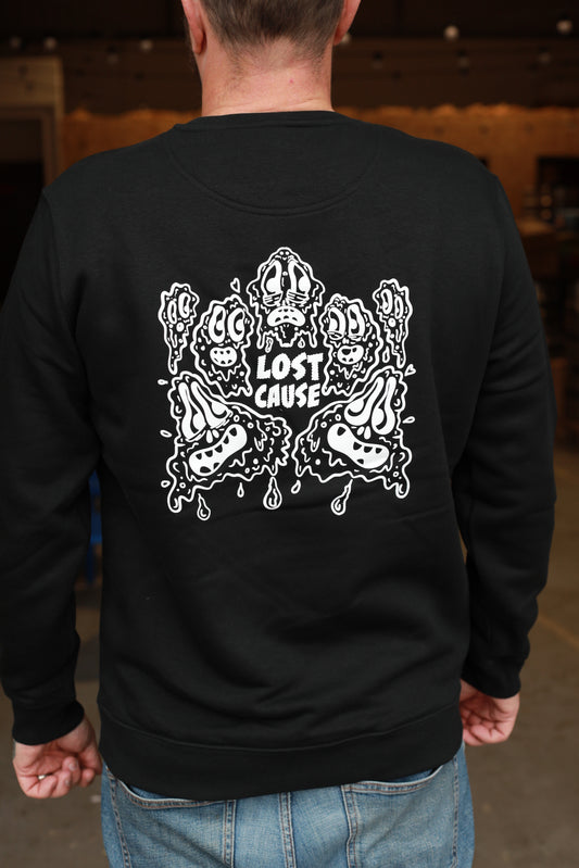 Stone Wash Black Sweater