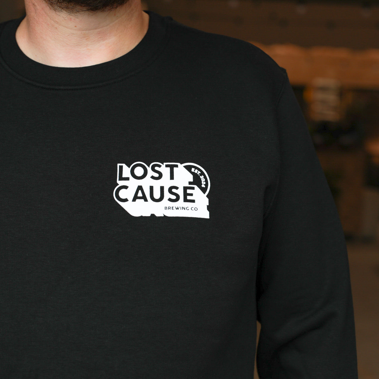Stone Wash Black Sweater