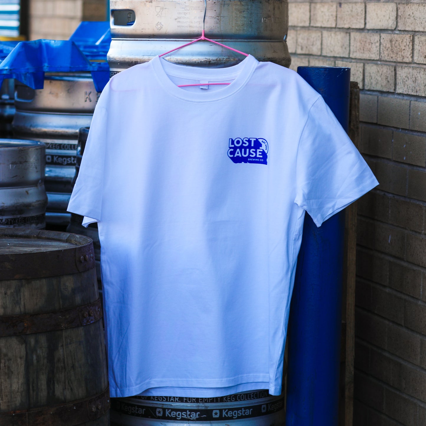 Lost Cause Ombre Wibble Tee (Black or White XS-4XL)