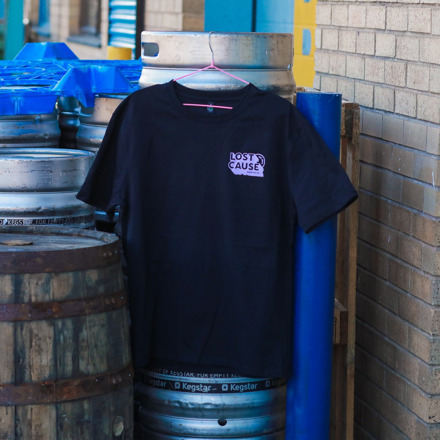 Lost Cause Ombre Wibble Tee (Black or White XS-4XL)