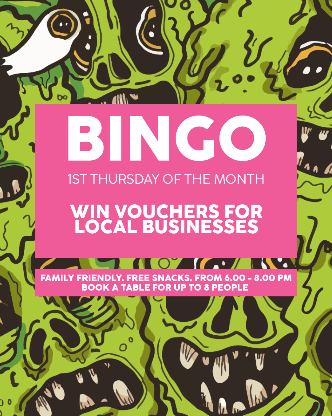 Thursday 2nd July - BINGO