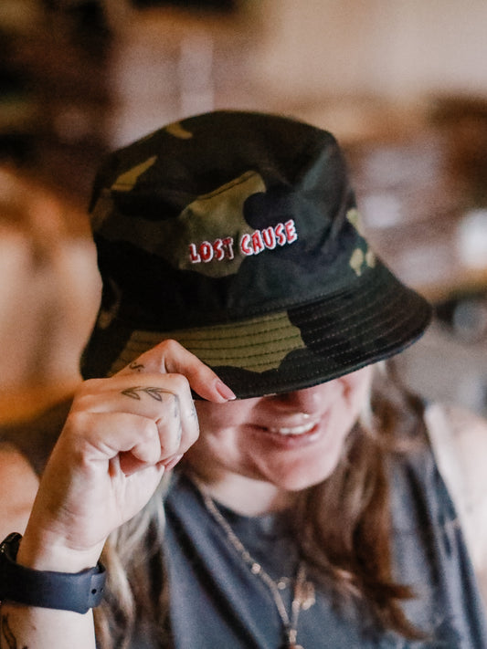Lost Cause Camo Bucket Hat