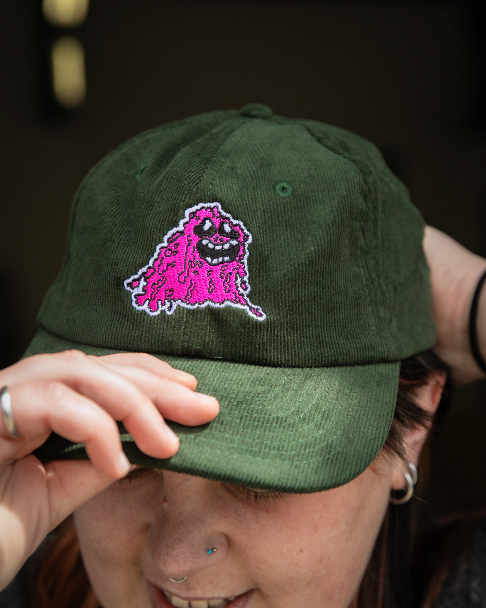 Lost Cause Cord Green Monster Cap