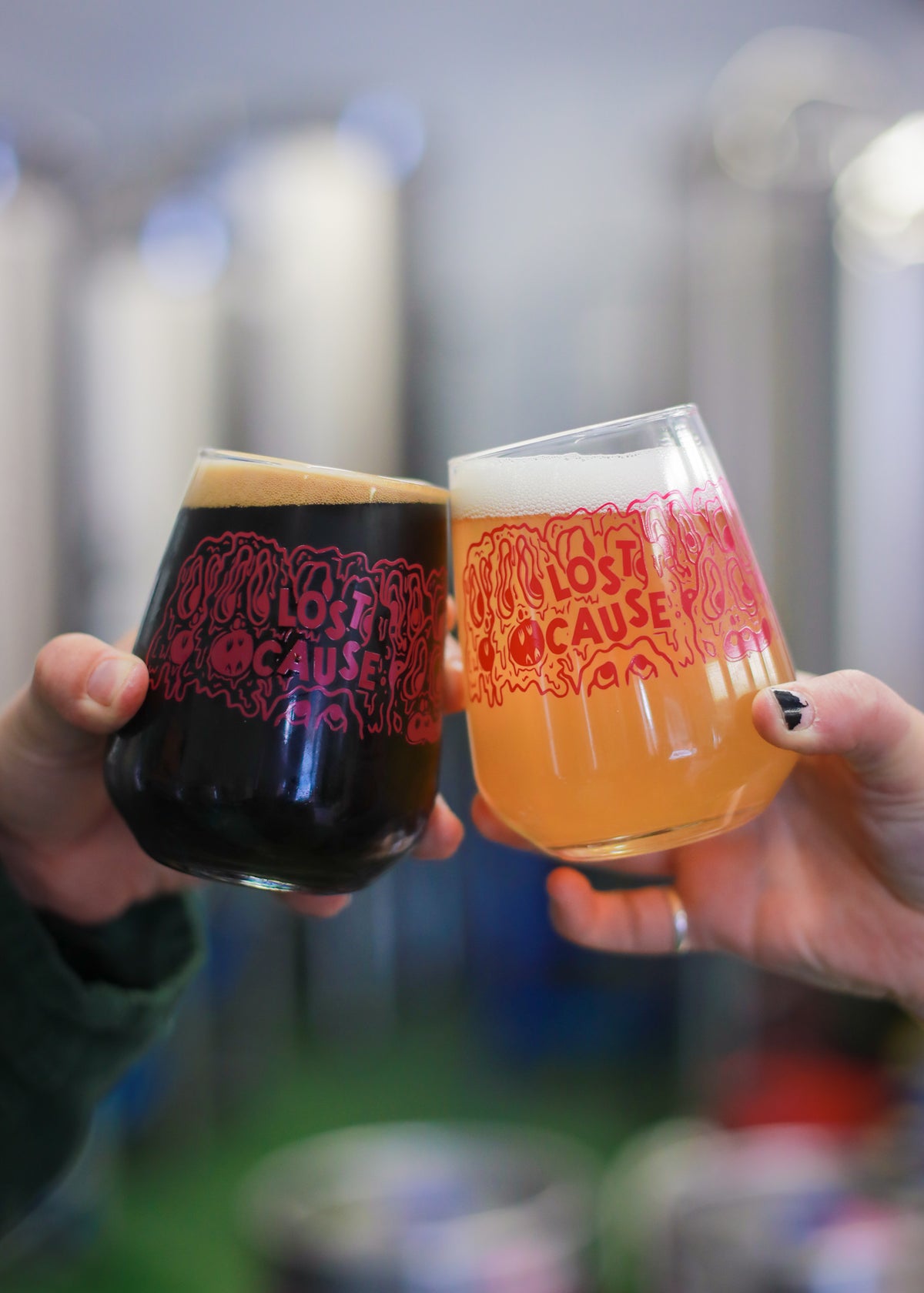 Lost Cause Schooner Glass