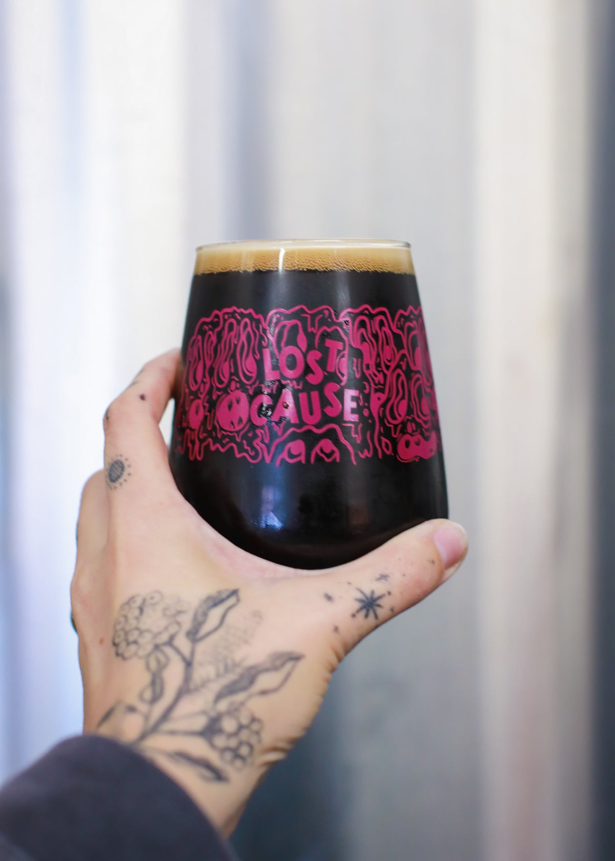 Lost Cause Schooner Glass