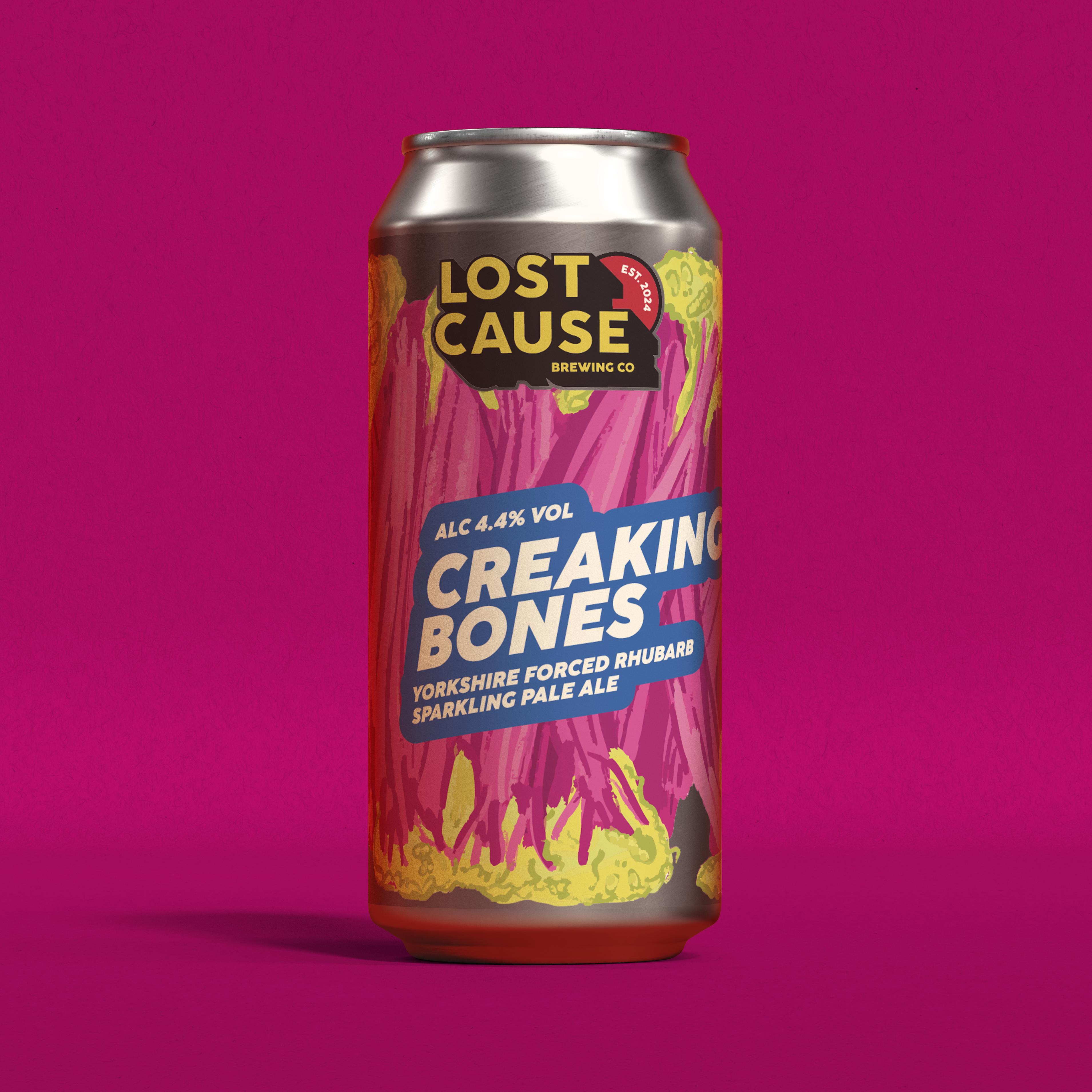 Creaking Bones | 4.4% | Rhubarb Sparkling Pale Ale