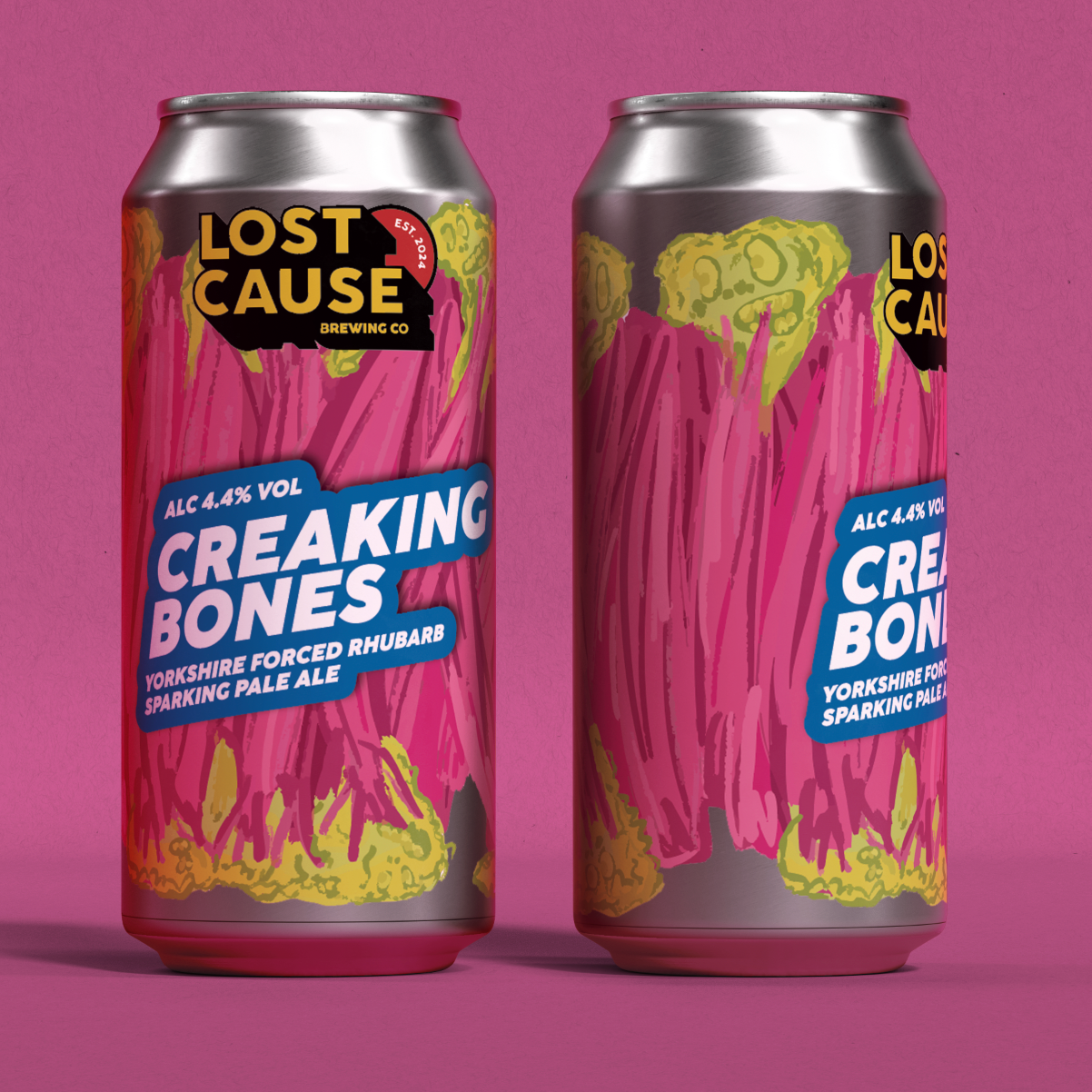 Creaking Bones | 4.4% | Rhubarb Sparkling Pale Ale