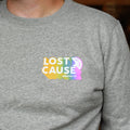 Heather Grey Rainbow Sweater